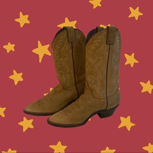 Justin women’s tan boots size 10
